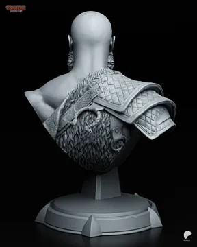 Kratos Bust thumbnail 4