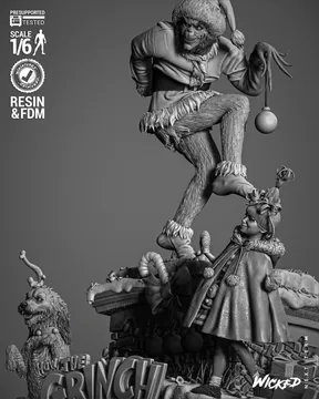Grinch, Cindy and Max Diorama thumbnail 4