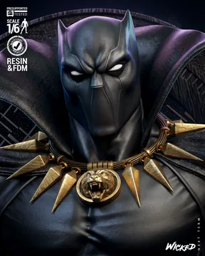 Black Panther Sculpture thumbnail 5