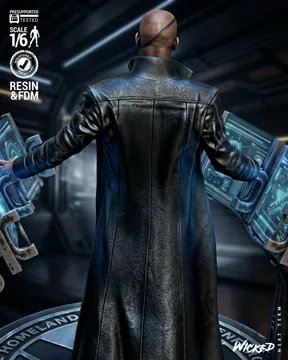 Nick Fury Sculpture thumbnail 3