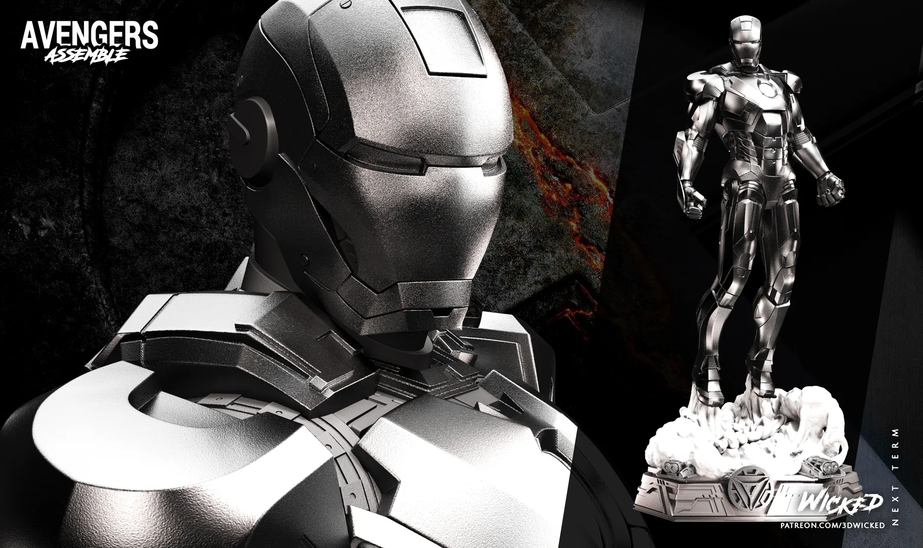 Iron Man Sculpture