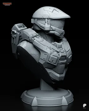 Master Chief Bust thumbnail 4