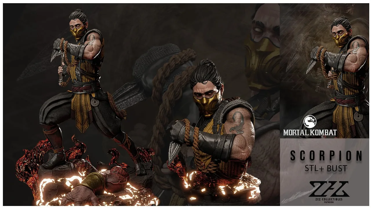 Scorpion Bust