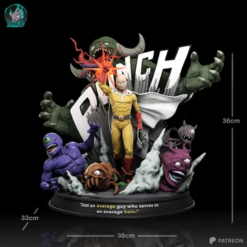 One Punch Man Sculpture thumbnail 3