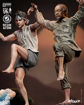 Larusso and Miyagi Diorama thumbnail 2