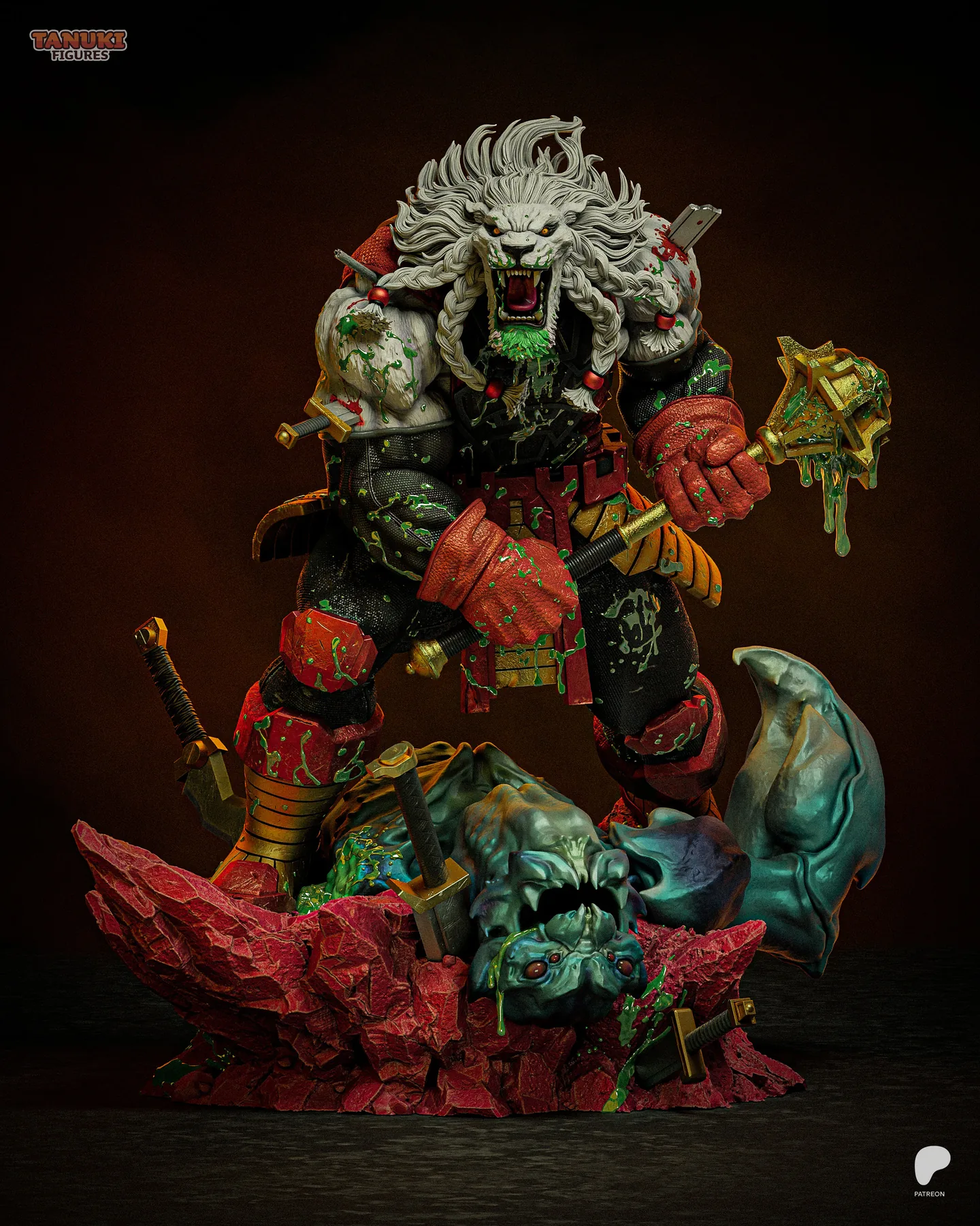 Battle Beast Sculpture