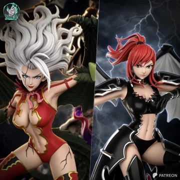 Erza x Mirajane Diorama thumbnail 4