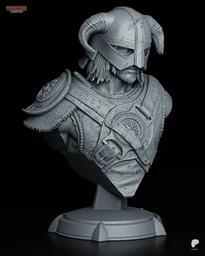 Dovahkiin Bust thumbnail 1