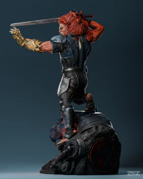 Lion-O Sculpture thumbnail 3