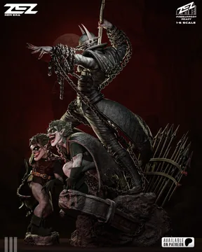 Batman Who Laughs Sculpture thumbnail 4