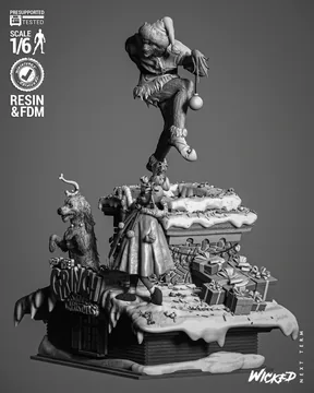 Grinch, Cindy and Max Diorama thumbnail 2