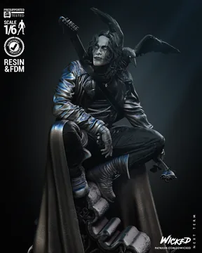 The Crow Sculpture thumbnail 5