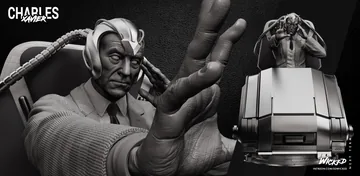Charles Xavier Sculpture thumbnail 1