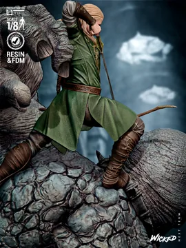 Legolas Vs Troll Diorama thumbnail 5