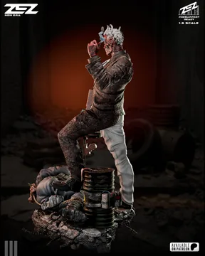 Two Face Sculpture thumbnail 4