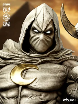 Moon Knight Sculpture thumbnail 3