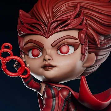 Scarlet Witch Chibi thumbnail 2