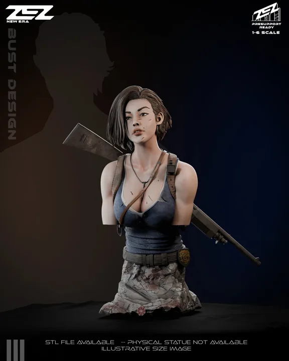Jill Valentine Bust