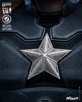 Captain America Bust thumbnail 5