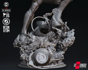 Green Lantern Jhon Stewart Sculpture thumbnail 5