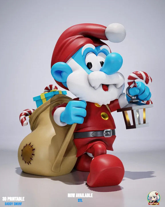 Pappa Smurf Chibi