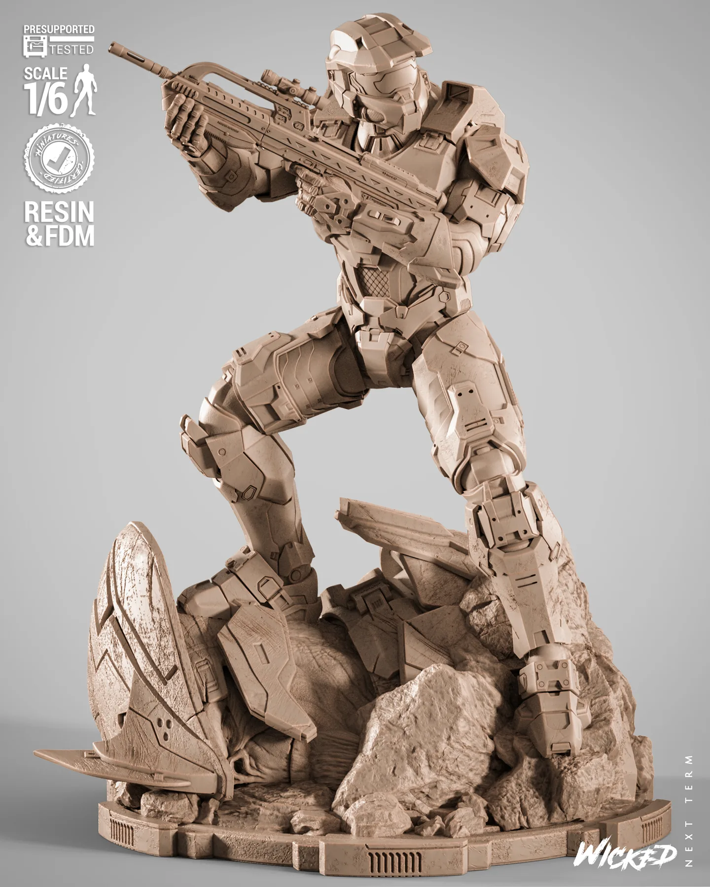 Master Chief Sculpture