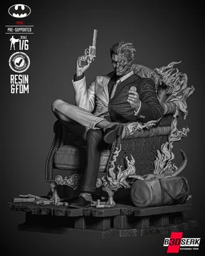 Two Face Sculpture thumbnail 1