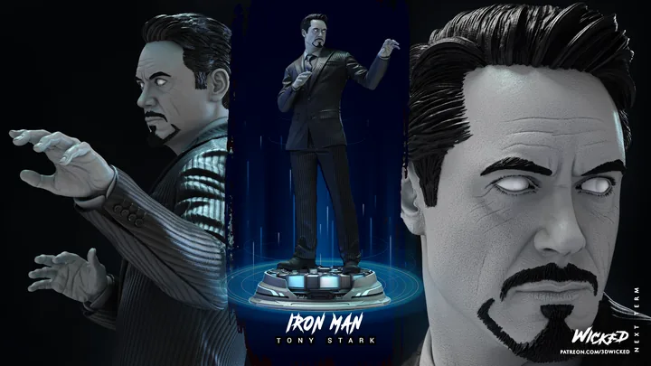 Tony Stark Sculpture