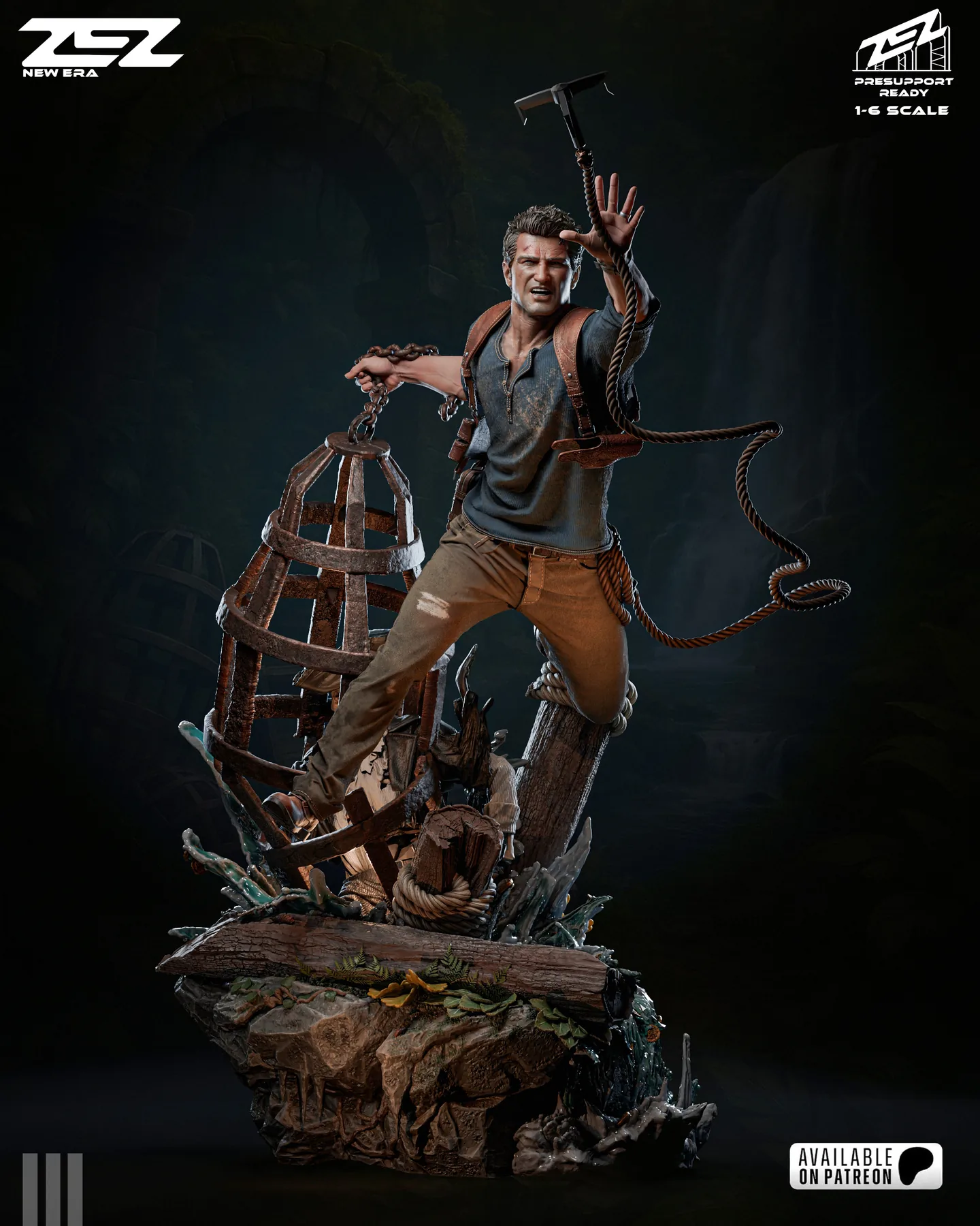 Nathan Drake Sculpture