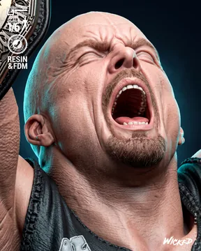 Wicked WILDCARD Steve Austin Sculpture thumbnail 3