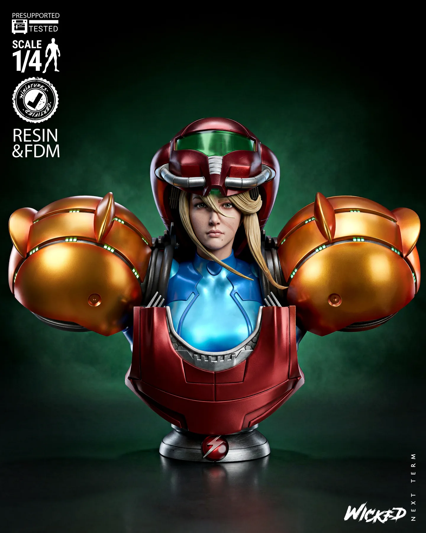 Samus Varia Suit Bust
