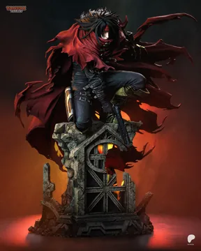 Vincent Valentine Sculpture thumbnail 2