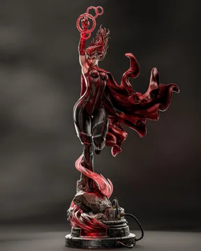 Scarlet Witch Sculpture thumbnail 1