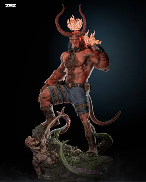 Hellboy Sculpture thumbnail 4