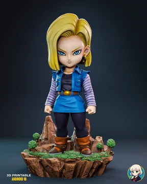 Android 18 Chibi thumbnail 3