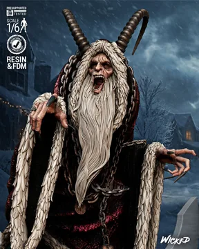 Krampus Sculpture thumbnail 1
