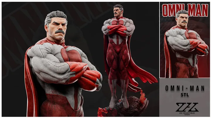Omni-Man Sculpture