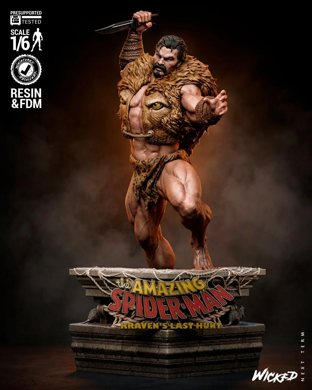 Kraven Sculpture