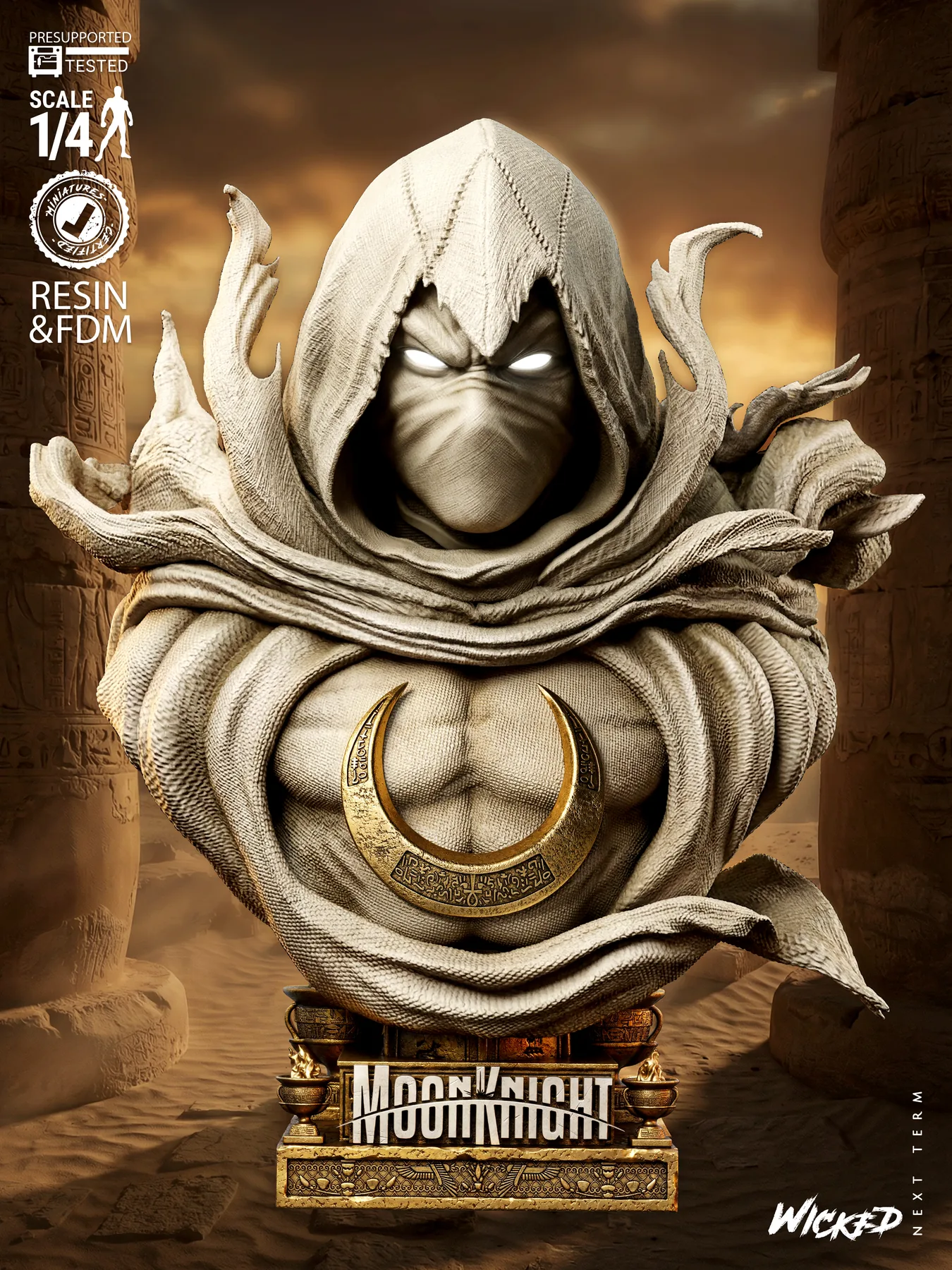 Moon Knight Bust
