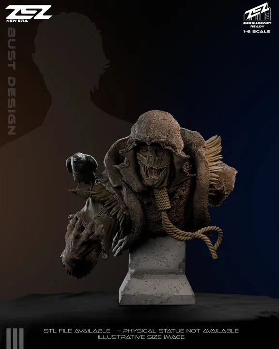 Scarecrow Bust