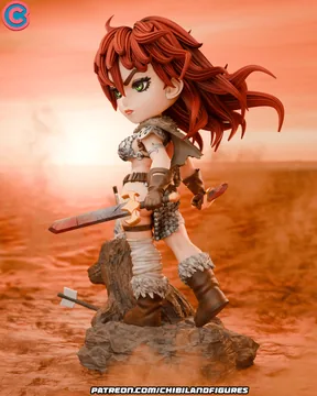 RedSonja Chibi thumbnail 3
