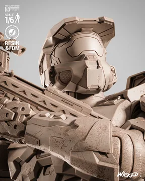 Master Chief Sculpture thumbnail 4