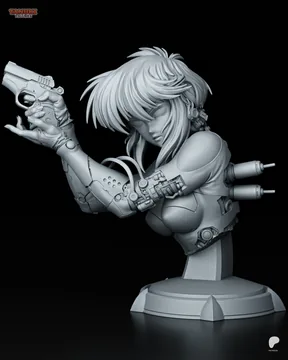 Motoko Bust thumbnail 1