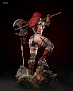 Red Sonja Sculpture thumbnail 4