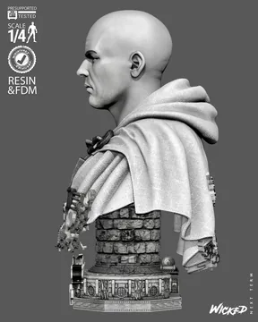 Robert de SablÃ© Portrait Bust thumbnail 5