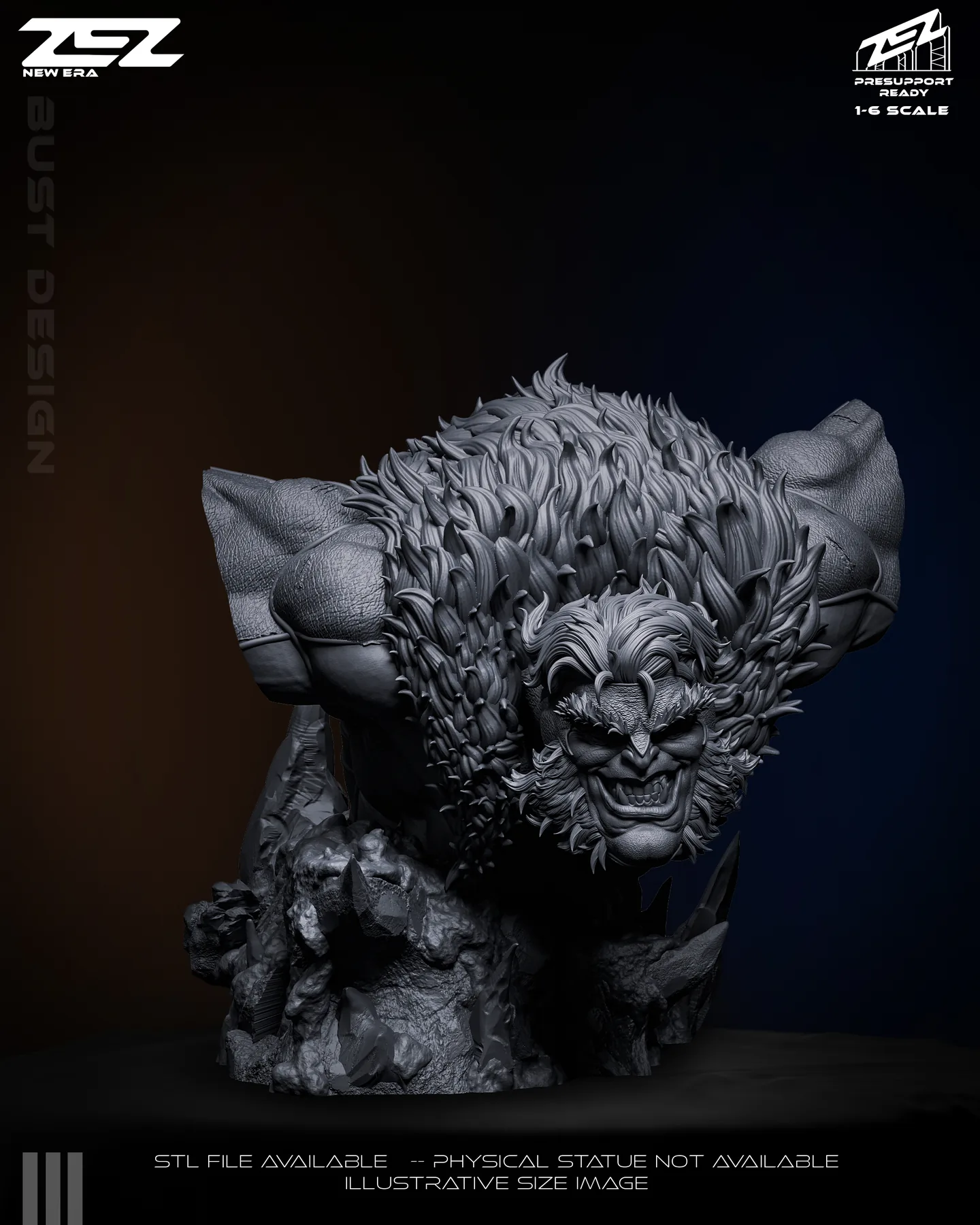 Sabretooth Bust