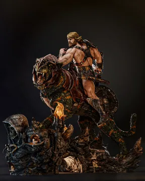 He man Sculpture thumbnail 2