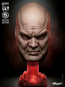 Kingpin and Daredevil Bust thumbnail 3