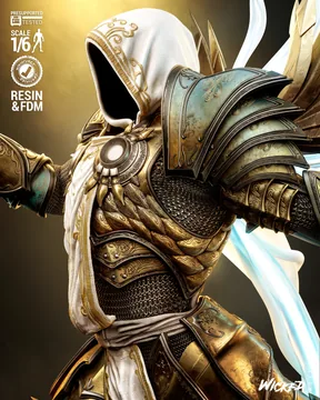 Tyrael Sculpture thumbnail 4