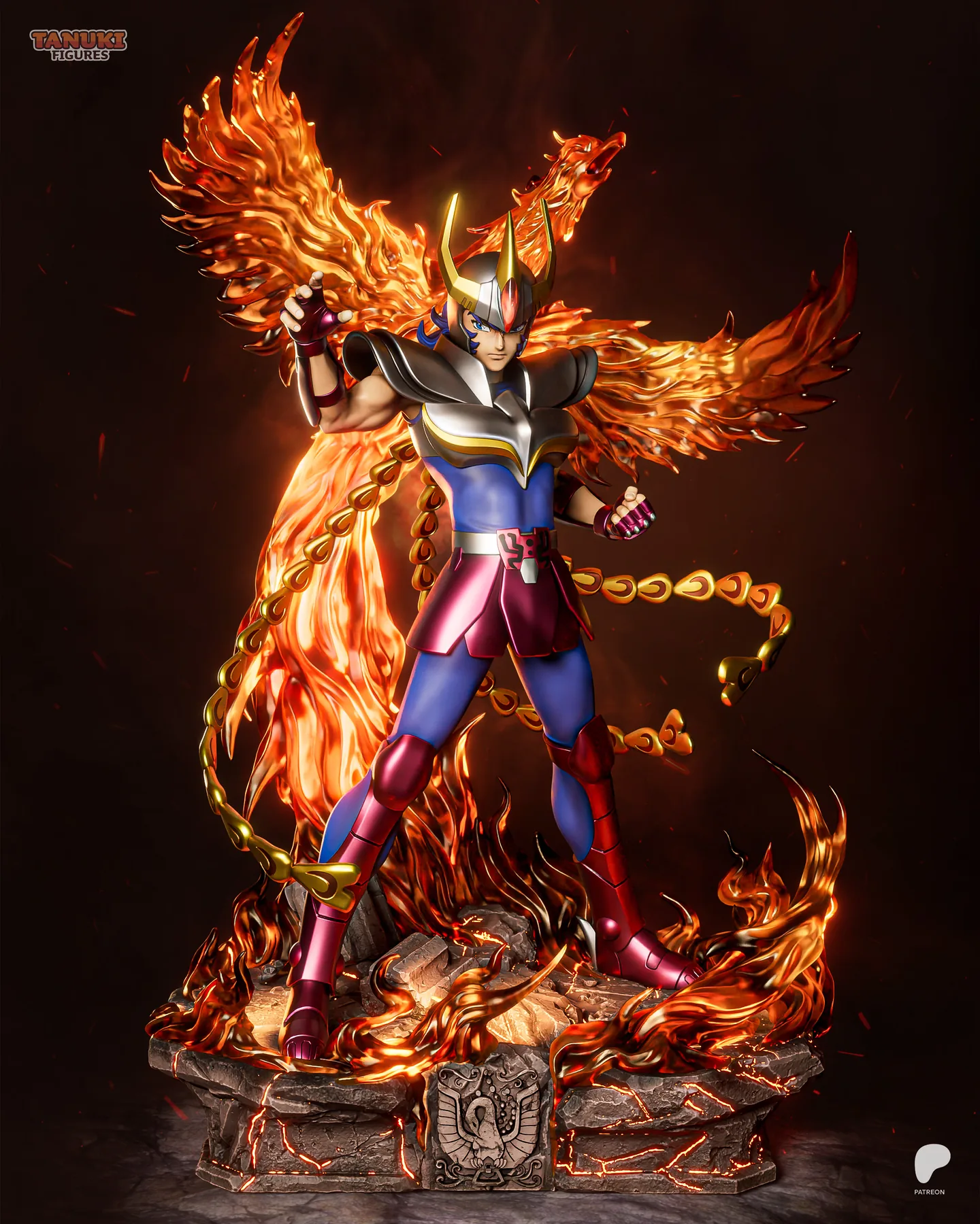 Phoenix Ikki Sculpture